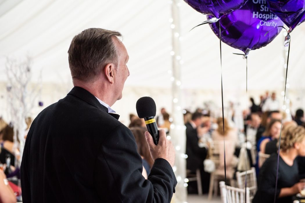 Oz the fun Charity Auctioneer West Sussex